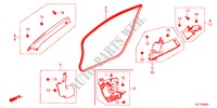 GUARNICION DE PILAR(LH) para Honda CR-Z BASE 3 Puertas 6 velocidades manual 2011