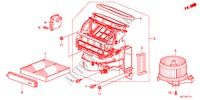 SOPLADOR DE CALEFACTOR(RH) para Honda CR-Z BASE 3 Puertas 6 velocidades manual 2011