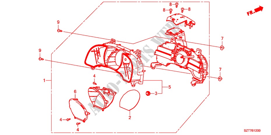INDICADOR para Honda CR-Z TOP 3 Puertas 6 velocidades manual 2011