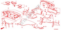 BANDEJA TRASERA/RECUBRIMIENTO LATERAL para Honda ACCORD 2.4 LX 4 Puertas 5 velocidades manual 2009