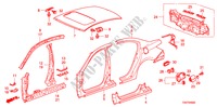 PANELES EXTERIORES/PANEL TRASERO para Honda ACCORD 2.4 LX 4 Puertas 5 velocidades manual 2009