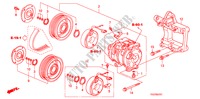 ACONDICIONADOR DE AIRE(COMPRESOR)(V6) para Honda ACCORD V6 EX 2 Puertas 5 velocidades automática 2011