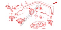 ANTENA DE RADIO/ALTAVOZ para Honda ACCORD V6 EXG 2 Puertas 5 velocidades automática 2010