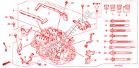 CONJ. DE CABLES DE MOTOR(V6) para Honda ACCORD V6 EXG 2 Puertas 5 velocidades automática 2011