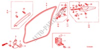 GUARNICION DE PILAR para Honda ACCORD V6 EX 2 Puertas 5 velocidades automática 2011
