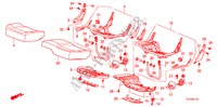 ALMOHADILLA ASIENTO TRAS. para Honda JAZZ 1.4 LS 5 Puertas 5 velocidades manual 2009