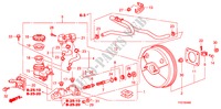CILINDRO MAESTRO DE FRENO/ ALIMENTACION MAESTRA(LH) (1) para Honda JAZZ 1.4 LS 5 Puertas 5 velocidades manual 2009