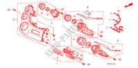 CONTROL DE CALEFACTOR(LH) para Honda JAZZ 1.2 LSE  TEMP TIRE 5 Puertas 5 velocidades manual 2009