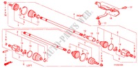 EJE DE IMPULSION DEL.(MT) (IMT) para Honda JAZZ 1.4 LS 5 Puertas 5 velocidades manual 2009