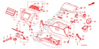 GUARNICION DE INSTRUMENTO(LADO DE PASAJERO) (LH) para Honda JAZZ 1.4 LS 5 Puertas 5 velocidades manual 2009