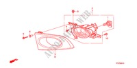 LUZ ANTINIEBLA(1) para Honda JAZZ 1.4 COMF TEMP TIRE 5 Puertas 5 velocidades manual 2009