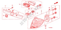 LUZ TRASERA/LUZ DE LICENCIA (1) para Honda JAZZ 1.5 EX 5 Puertas 5 velocidades manual 2009