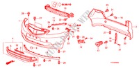 PARAGOLPES(1) para Honda JAZZ 1.4 LS 5 Puertas 5 velocidades manual 2009