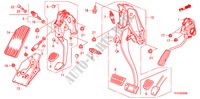 PEDAL(LH) para Honda JAZZ 1.4 LS 5 Puertas 5 velocidades manual 2009