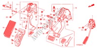 PEDAL(RH) para Honda JAZZ 1.2 SE   TEMP TIRE 5 Puertas 5 velocidades manual 2009