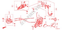 SEGURO PUERTA DELANTERA/ MANIJA EXTERIOR(2) para Honda JAZZ 1.4 EXCL TEMP TIRE 5 Puertas Transmisión Manual Inteligente 2009
