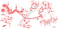 TUBERIA DE FRENO/MANGUERA(LH) (VSA) para Honda JAZZ 1.4 LS 5 Puertas 5 velocidades manual 2009