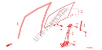 VIDRIO PUERTA DELANTERA/ REGULATOR para Honda JAZZ 1.4 LS 5 Puertas 5 velocidades manual 2009