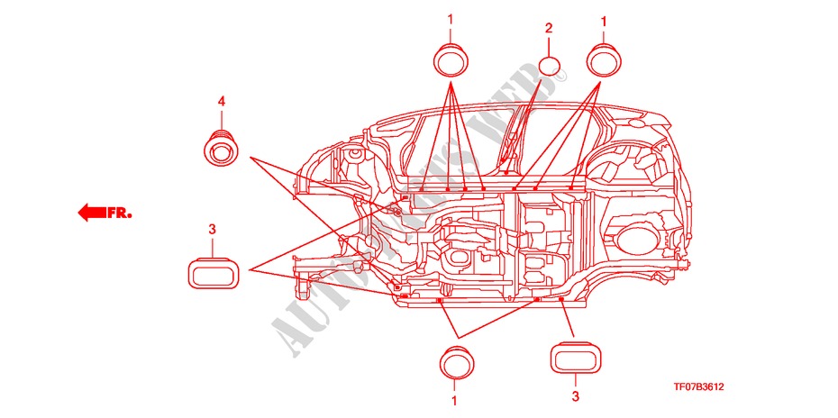 ANILLO(INFERIOR) para Honda JAZZ 1.4 LSH  DAY LIGHT 5 Puertas Transmisión Manual Inteligente 2009