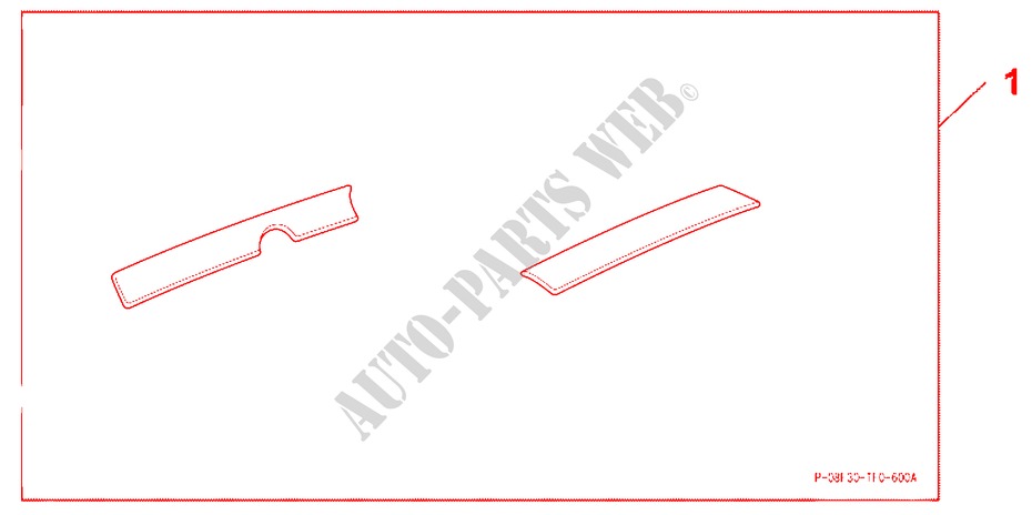 RR T/G GARNISH  METAL COLOUR  > CHROME para Honda JAZZ 1.4 LS 5 Puertas 5 velocidades manual 2009