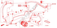 ACONDICIONADOR DE AIRE(MANGUERAS/TUBERIAS)(RH) para Honda JAZZ 1.5 LSPO TEMP TIRE 5 Puertas 5 velocidades manual 2010