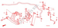 BRAZO INFERIOR DELANTERO para Honda JAZZ 1.5 EXE 5 Puertas 5 velocidades manual 2010