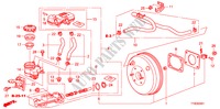 CILINDRO MAESTRO DE FRENO/ALIMENTACION MAESTRA(LH)(2) para Honda JAZZ 1.2 LSE  TEMP TIRE 5 Puertas 5 velocidades manual 2010