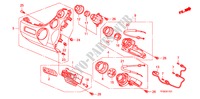 CONTROL DE CALEFACTOR(RH) para Honda JAZZ 1.3 LX   TEMP TIRE 5 Puertas 5 velocidades manual 2010