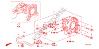 CUERPO MARIPOSA GASES para Honda JAZZ 1.5 EXE 5 Puertas 5 velocidades manual 2010