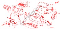 GUARNICION DE INSTRUMENTO(LADO DE PASAJERO)(LH) para Honda JAZZ 1.4 LS 5 Puertas 5 velocidades manual 2010