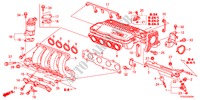 MULTIPLE DE ADMISION para Honda JAZZ 1.5 EXE 5 Puertas 5 velocidades manual 2010