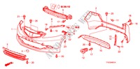 PARAGOLPES(2) para Honda JAZZ 1.4 LSS  TEMP TIRE 5 Puertas Transmisión Manual Inteligente 2010