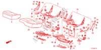 ALMOHADILLA ASIENTO TRAS. para Honda JAZZ 1.4EX 5 Puertas 5 velocidades manual 2011