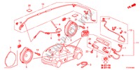 ANTENA/ALTAVOZ para Honda JAZZ 1.4EX 5 Puertas 5 velocidades manual 2011
