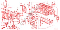 BLOQUE DE CILINDRO/COLECTOR DE ACEITE(1.2L/1.3L/1.4L) para Honda JAZZ 1.4EX 5 Puertas 5 velocidades manual 2011