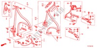 CINTURONES DE SEGURIDAD para Honda JAZZ 1.4EX 5 Puertas 5 velocidades manual 2011