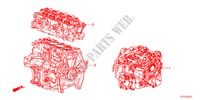 CONJ. DE MOTOR/ENS. DE TRANSMISION para Honda JAZZ 1.4EX 5 Puertas 5 velocidades manual 2011