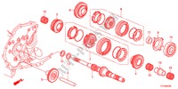 EJE PRINCIPAL(MT) para Honda JAZZ 1.4EX 5 Puertas 5 velocidades manual 2011
