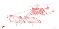 LUZ ANTINIEBLA(2) para Honda JAZZ 1.5LSPO 5 Puertas 5 velocidades automática 2011
