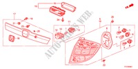 LUZ TRASERA/LUZ DE LICENCIA(2) para Honda JAZZ 1.4EX 5 Puertas 5 velocidades manual 2011