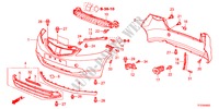 PARAGOLPES(1) para Honda JAZZ 1.4EX 5 Puertas 5 velocidades manual 2011