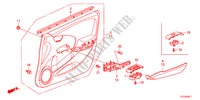 RECUBRIMIENTO DE PUERTA(RH) para Honda JAZZ 1.4EX 5 Puertas 5 velocidades manual 2011