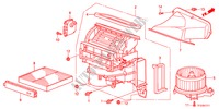 SOPLADOR DE CALEFACTOR(RH) para Honda JAZZ 1.4EX 5 Puertas 5 velocidades manual 2011