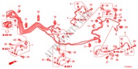 TUBERIA DE FRENO/MANGUERA(LH)(DISCO)(ABS) para Honda JAZZ 1.2SE 5 Puertas 5 velocidades manual 2011