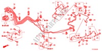 TUBERIA DE FRENO/MANGUERA(LH)(VSA) para Honda JAZZ 1.2LSRE 5 Puertas 5 velocidades manual 2011
