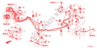 TUBERIA DE FRENO/MANGUERA(RH)(TAMBOR)(ABS) para Honda JAZZ 1.5EX 5 Puertas 5 velocidades manual 2011