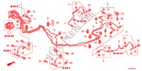 TUBERIA DE FRENO/MANGUERA(RH)(VSA) para Honda JAZZ 1.4EX 5 Puertas 5 velocidades manual 2011