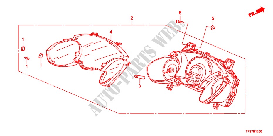 INDICADOR para Honda JAZZ 1.4EX 5 Puertas 5 velocidades manual 2011