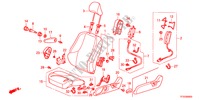 ASIENTO DELANTERO(IZQ.) para Honda JAZZ 1.4S     TEMP TIRE 5 Puertas automática completa 2012