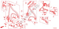 CINTURONES DE SEGURIDAD para Honda JAZZ 1.4ES 5 Puertas automática completa 2012